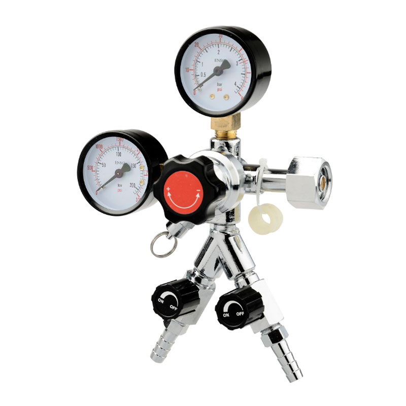 Réducteur de pression CO2 haute pression TR-68-2 pour bière et boissons